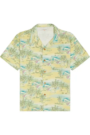 Nudie Jeans Camisa en color amarillo talla L en - Yellow. Talla L (también en M, S).