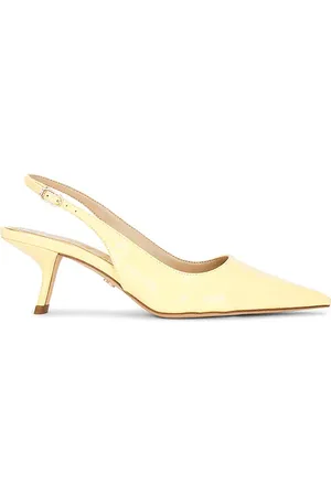 Sam Edelman Zapato de tacón con talón abierto bianka en color amarillo limon talla 10 en - Lemon. Talla 10 (también en 6, 6.5, 7