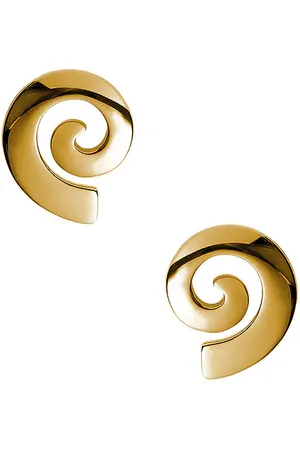 Eliou Pendientes swirl en color oro metálico talla all en - Metallic Gold. Talla all.