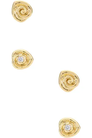 Luv AJ Conjunto con adornos coquille en color oro metálico talla all en - Metallic Gold. Talla all.