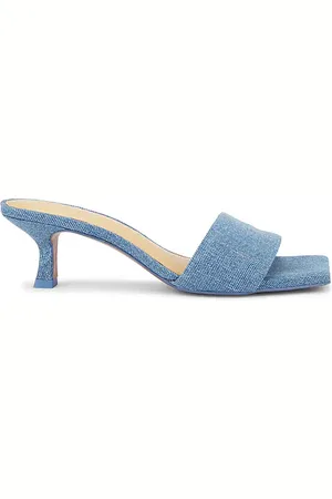 Cult Gaia Sandalia en mezclilla ada en color azul talla 36 en - Blue. Talla 36 (también en 37, 38, 39, 40).