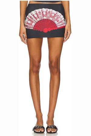 1XBLUE Minifalda kitana en color talla L en - Black. Talla L (también en M, S).