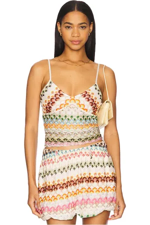 Missoni Top en color orange,brown talla 44/8 en Multi Green Pink & Brown - Orange,Brown. Talla 44/8 (también en 46/10).