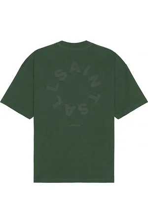 AllSaints Camiseta cuello redondo tierra en color verde talla L en - Green. Talla L (también en M, S, XL/1X).