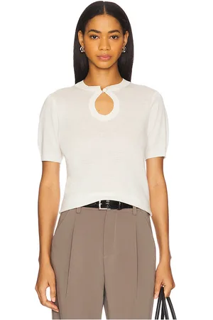 By Malene Birger Tala top en color crema talla L en - Cream. Talla L (también en M, S, XS).