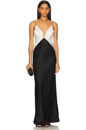 Anna October Maxivestido terrin en color black,ivory talla S en - Black,Ivory. Talla S (también en XS).