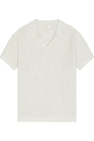 Marine Suéter polo conrad en color gris claro talla L en - Light Grey. Talla L (también en M, S, XL/1X).