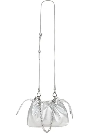 Studio Amelia Bolso con cordón alexandra en color metálico talla all en - Metallic Silver. Talla all.