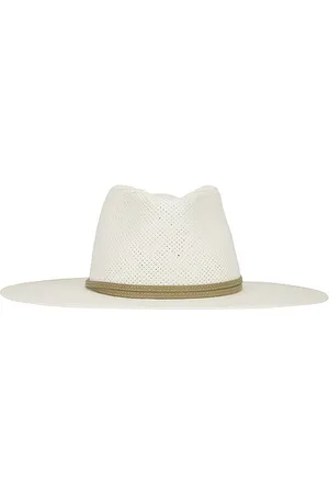 Janessa Leone Sombrero jude en color blanco talla L en - White. Talla L (también en M, S).
