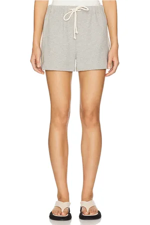 Donni. The stripe eco-terry short en color gris claro talla L en - Light Grey. Talla L (también en M, S, XL, XS).