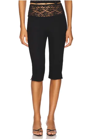 BY.DYLN Pantalones capri melaine en color talla L en - Black. Talla L (también en M, S, XL, XS).