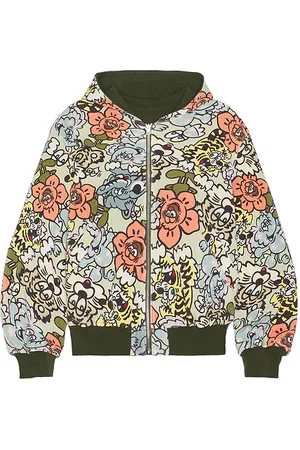 Kenzo Hoodie de cremallera completa reversible verdy en color verde talla L en - Green. Talla L (también en M, XL/1X).