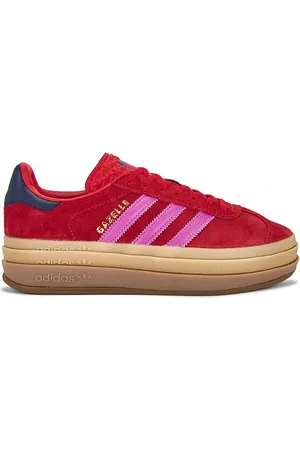 adidas Zapatilla deportiva gazelle bold en color rojo talla 6 en Red Semi Lucid Fuchsia & Night Indigo - Red. Talla 6 (ta