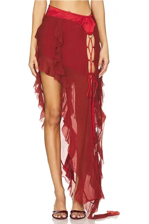 Amor Falda maxi tear en color talla L en - Red. Talla L (también en XS).