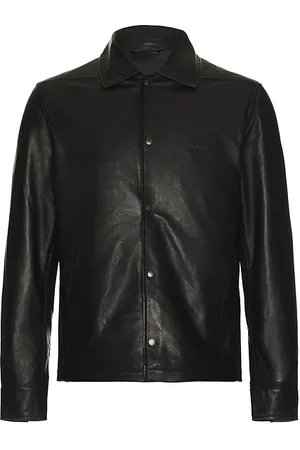 AllSaints Chaqueta con cuello arlington en color talla L en - Black. Talla L (también en S, XL/1X).