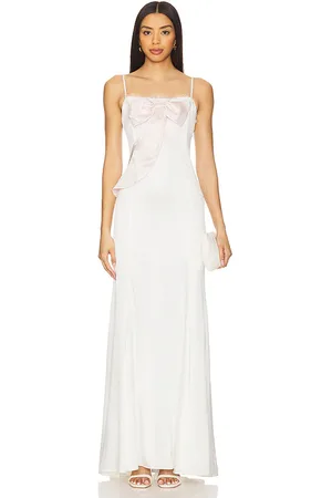 For Love & Lemons Vestido largo gown en color crema talla 0 en - Cream. Talla 0 (también en 10, 12, 2, 4, 6, 8).