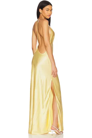 Anna October Maxivestido justina en color limon talla M en - Lemon. Talla M (también en S).