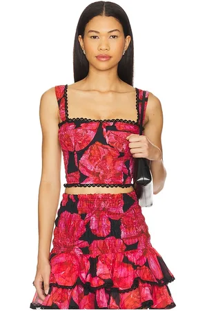 CHARO RUIZ IBIZA Liv top en color rojo talla S en - Red. Talla S (también en XS).