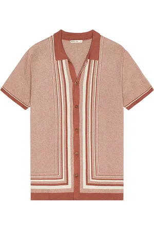 Marine Camisa botones ethan en color rojo ladrillo talla L en - Brick. Talla L (también en M, S, XL/1X).