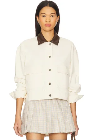 superdown Chaqueta madrigal en color talla L en - Cream. Talla L (también en M, S, XL).