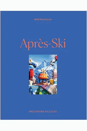 Piecework Puzle aprs ski 1000 piece puzzle en color azul talla all en N/A - Blue. Talla all.