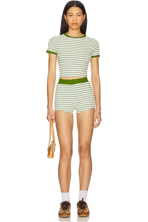 superdown Set shorts kiki en color talla L en - Green. Talla L (también en M, S, XL).