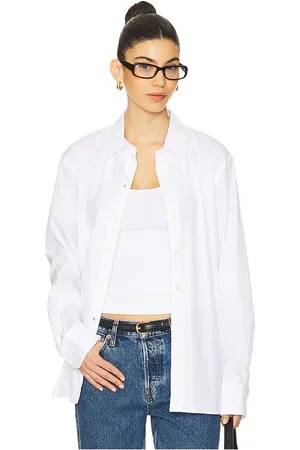 ANINE BING Camisa essie en color talla L en - White. Talla L (también en M, S, XS).
