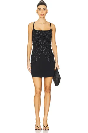 Cult Gaia Vestido aimee knit en color talla L en - Black. Talla L (también en M, S, XL, XS).