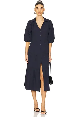 BROCHU WALKER Vestido antigua en color talla M en - Navy. Talla M (también en S, XS).