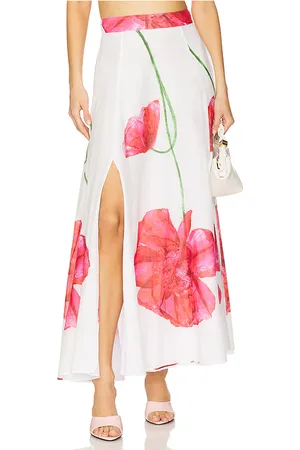 CHARO RUIZ IBIZA Falda larga ventine en color blanco talla L en - White. Talla L (también en M, S, XS).