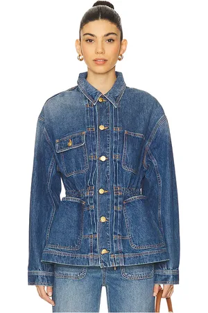ULLA JOHNSON Chaqueta dylan en color azul talla L en - Blue. Talla L (también en M, S, XL, XS).