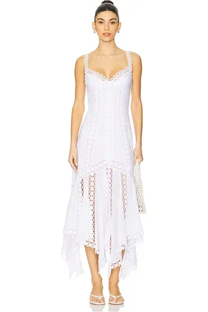 CHARO RUIZ IBIZA Vestido largo blossel en color talla M en - White. Talla M (también en S, XS).