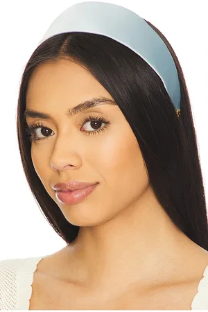 Lele Sadoughi Banda pelo brigitte en color bebe azul talla all en - Baby Blue. Talla all.