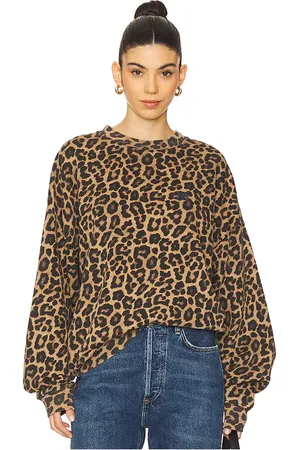 ANINE BING Sudadera miles en color marrón talla L en - Brown. Talla L (también en M, S).