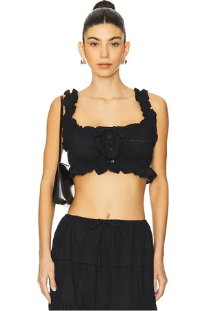 WeWoreWhat Blusa en color talla L en - Black. Talla L (también en M, S, XS).