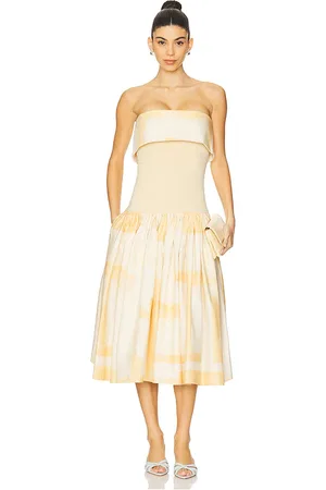 ALEXIS Vestido robia en color beige talla M en - Beige. Talla M (también en S).