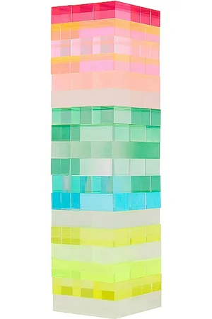 Sunnylife Juego ombre lucite jumbling tower en color rojo talla all en - Red. Talla all.