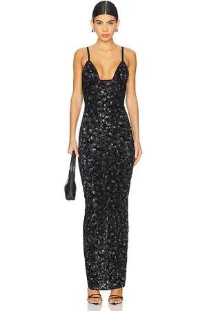 Poster Girl Maxivestido hun en color negro talla S en - Black. Talla S (también en XS).