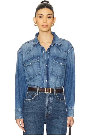 Citizens of Humanity Camisa abotonada kayla en color azul talla L en - Blue. Talla L (también en M, S, XL).