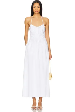 Solid Vestido lolita en color blanco talla L en - White. Talla L (también en M, S, XL, XS).