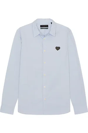 AllSaints Camisa de manga larga amante en color bebe azul talla M en - Baby Blue. Talla M (también en S, XL/1X).