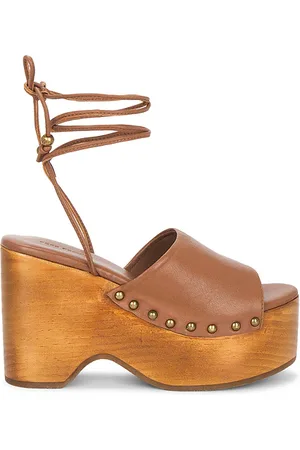 Free People Zueco envolvente. front row en color marrón talla 7.5 en - Brown. Talla 7.5 (también en 8).