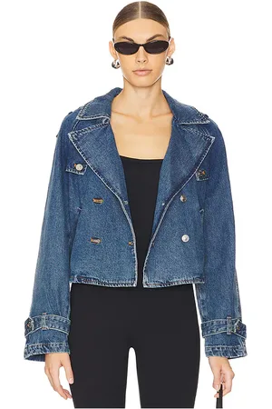 Steve Madden Chaqueta sirus en color denim-medium talla S en - Denim-Medium. Talla S (también en XL).