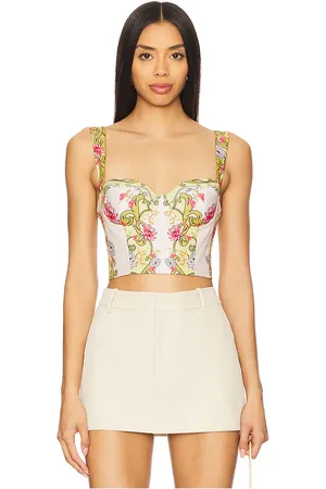 Agua Bendita Top corsé en color crema talla L en - Cream. Talla L (también en M, S, XL, XS).