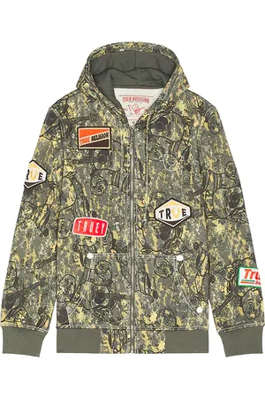 True Religion Sudadera en color verde talla L en - Green. Talla L (también en M, S, XL/1X).