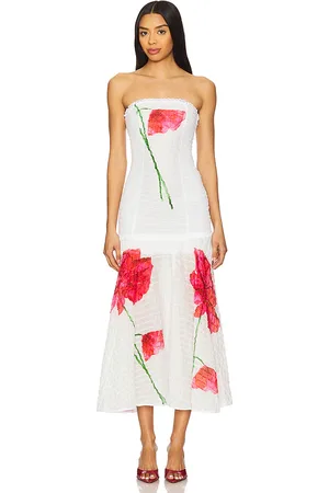 CHARO RUIZ IBIZA Vestido largo opal en color blanco talla L en - White. Talla L (también en M, S, XS).