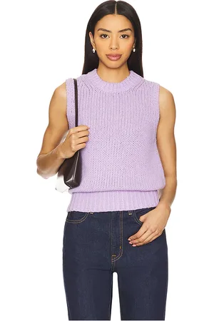 EAVES Chaleco daisy en color lavanda talla L en - Lavender. Talla L (también en M, S, XL, XS, XXS).