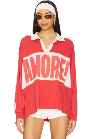 DAYDREAMER Amore rugby top en color rojo talla L en - Red. Talla L (también en M, S, XL, XS).