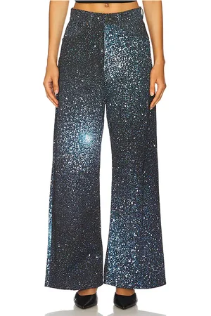 GIUSEPPE DI MORABITO Pantalones pata ancha en color negro talla 24 en - Black. Talla 24 (también en 25, 26, 27, 28, 29).