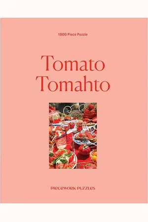 Piecework Puzle tomato tomahto 1,000 piece puzzle en color coral talla all en N/A - Coral. Talla all.